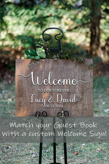 Wood Slab Guest Book for Wedding | Unique Guest Book Ideas